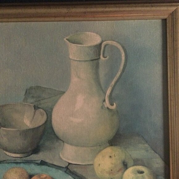 Vintage framed Henk Bos still life fruits print professionally framed - Picture 3 of 8